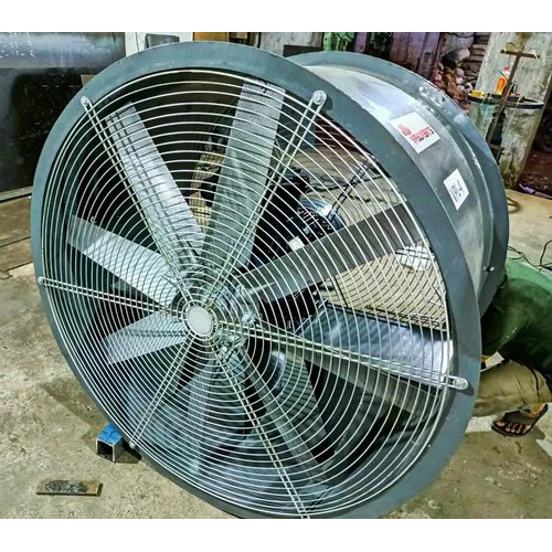 Direct Drive Axial Flow Fan - Color: Silver