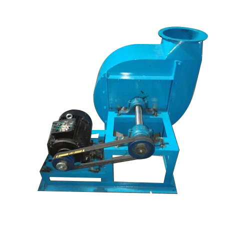 Industrial Centrifugal Blower Fan Belt Drive - Color: Blue