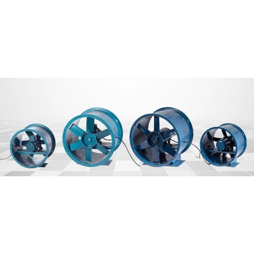 0.25 Hp To 100 Hp Axial Flow Fans, Impeller Size 12 Inch To 80 Inches - Color: Blue