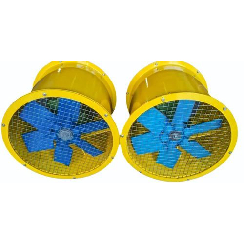 Belt Driven Axial Fan - Color: Yellow