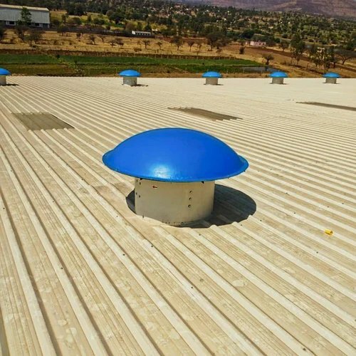 Roof Ventilator Fan - Color: Blue