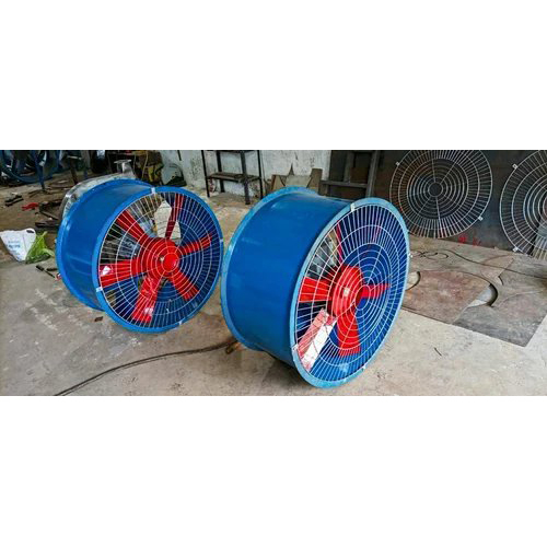 2 Hp Axial Flow Fan - Color: Blue