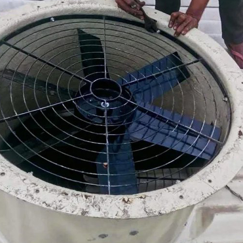 Motorized Roof Exhaust Fan - Blade Material: Stainless Steel