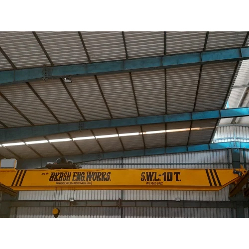 Single Girder Overhead Travelling Cranes - Color: Yellow