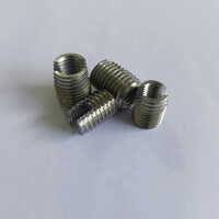 Key Locking Insert - Stainless Steel, M4 Size, Silver Color, Polished Finish, Round Shape, Rust-proof Feature