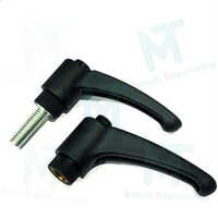 Black Adjustable Handle - 40 Millimeters, Manual Powered M6 Size | Durable, Rust-proof Design For Versatile Use