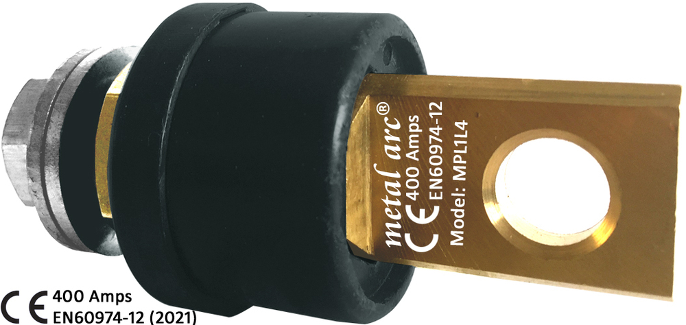 Metal Arc - Welding Machine Terminal Lug Mpl1 Series (400 Amps) - Copper Size Up To 70 Mmâ² Black Easy To Install Crack-resistant Durable