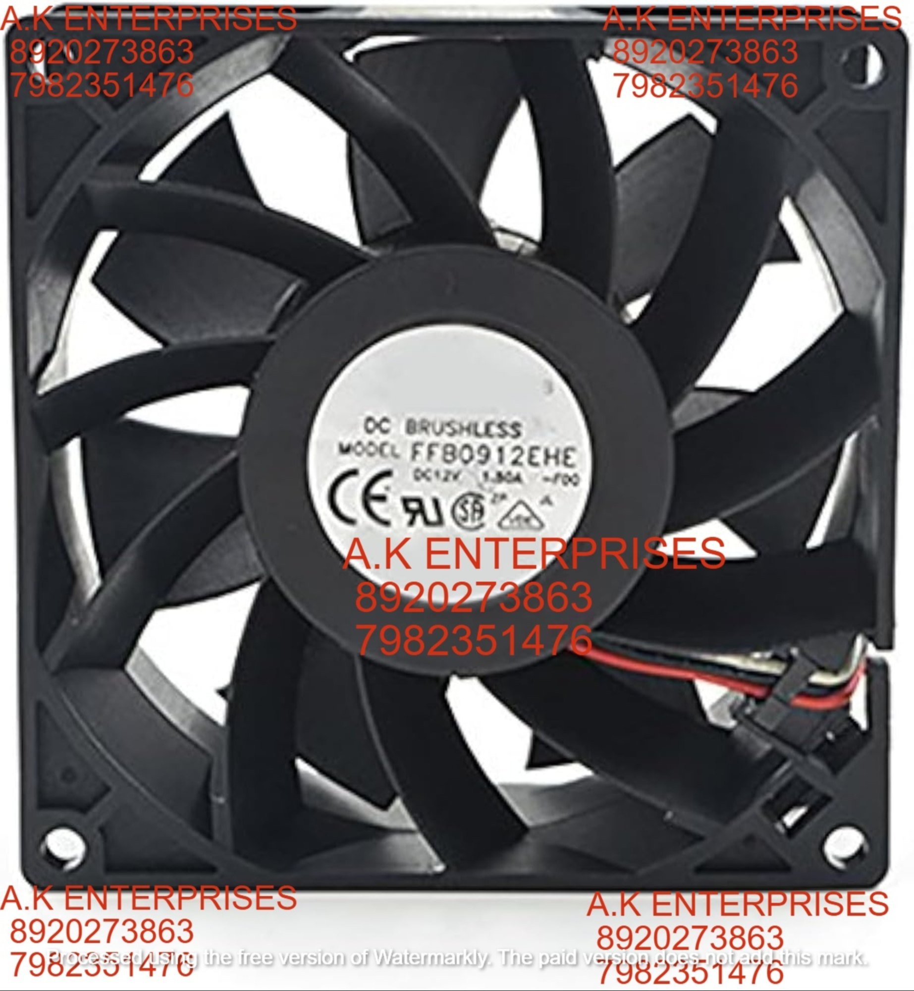 DELTA  FFB0912EHE DC Brushless Fan 12V 1.50A 4 Wire Connector Graphics Card Fan 90*90*38 MM