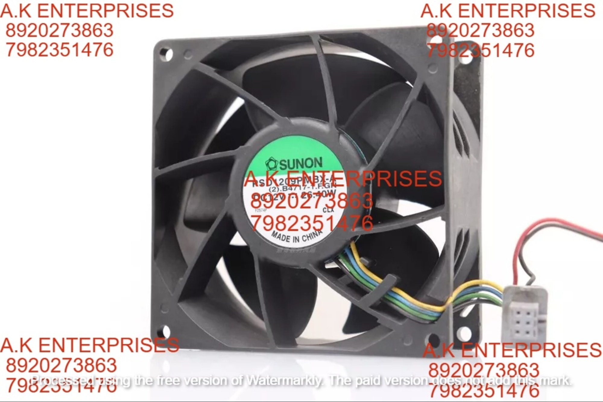 SUNON PSD1209PMBX-A 12V 26.40W 9038mm 9CM 4-Wire PWM Cooling Fan