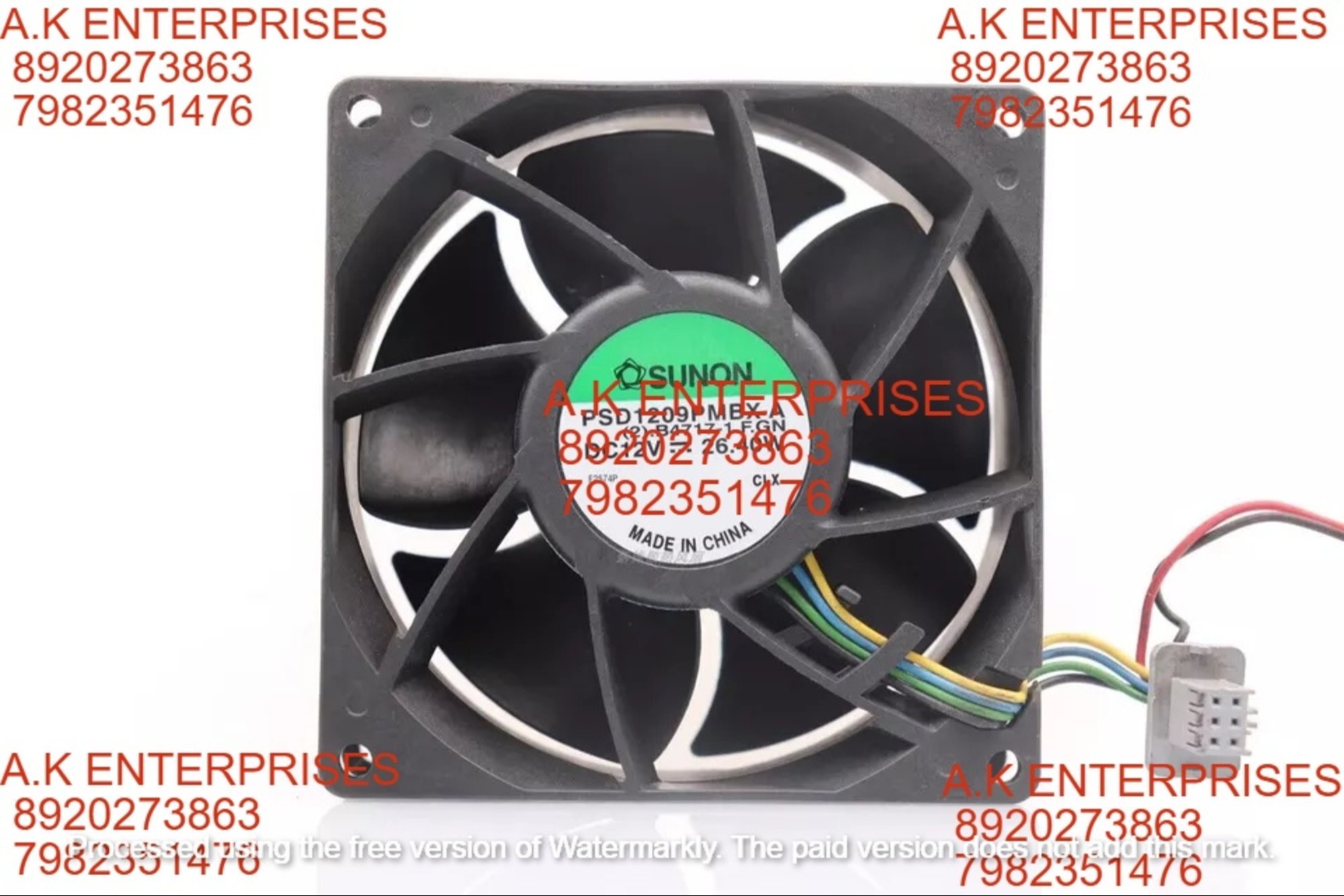 SUNON PSD1209PMBX-A 12V 26.40W 9038mm 9CM 4-Wire PWM Cooling Fan