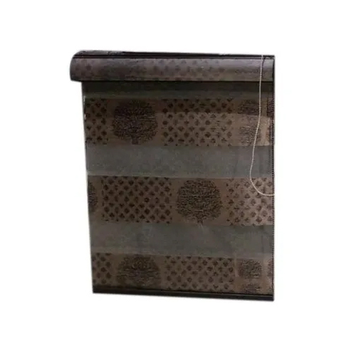 Pvc Printed Roller Blind - Color: Brown