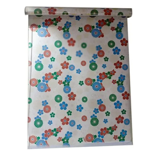 Pvc Window Printed Roller Blind - Color: Multi Colour