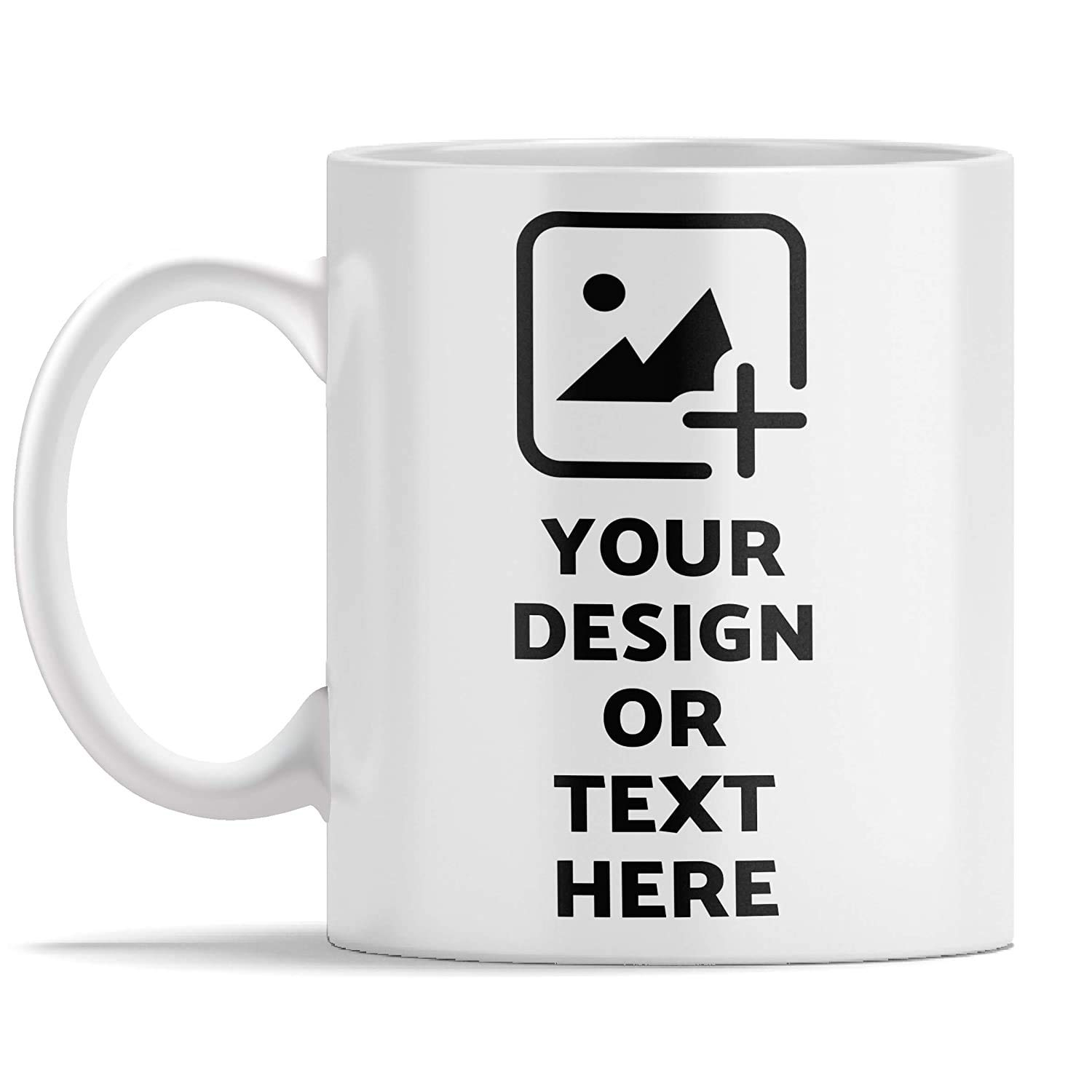 Customized & Personalized Gift - Custom Text, Logo, Or Photo Ceramic Coffee Mug  (350 ml)