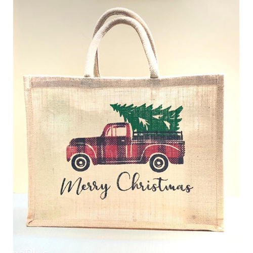 Customised Jute Christmas Bags