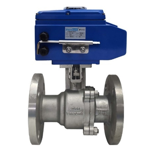 Motorized Electrical Actuator Operated Ball Valve - Color: As Per Requirement