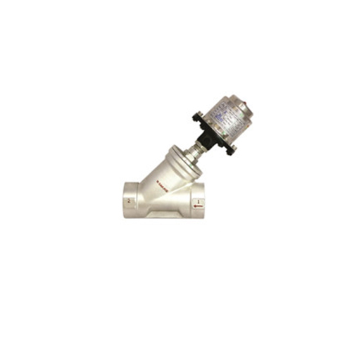 Y Type Screwed Angle Valve - Material: Stainless Steel