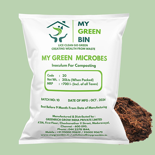 MyGreenBin Organic Microbes - 20 ltrs