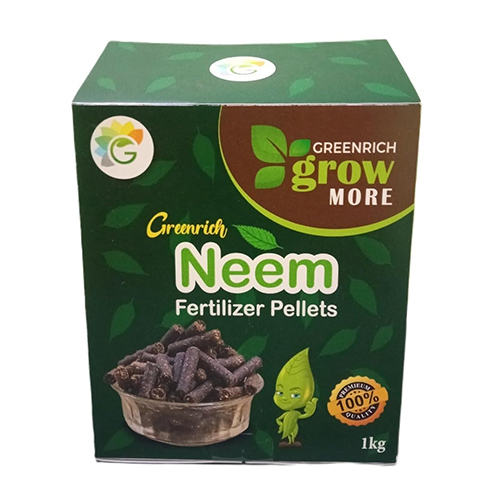 (1Kg) Neem Fertilizer Pellets - Natural Pest Control Fertilizer - Application: Agriculture