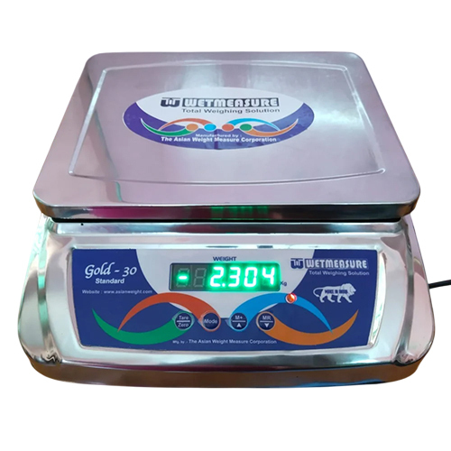 30 Kg Stainless Steel Weight Scale - Accuracy: High  %