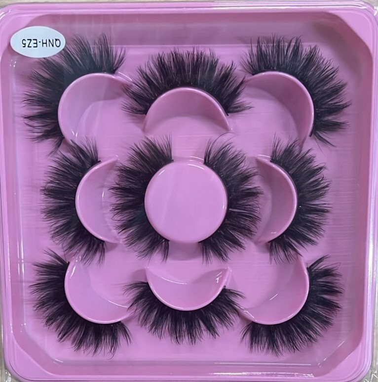 Lashes Fluffy False Eyelashes Dramatic Lashes Mink Strip Lashes Round Shaped and Fluttery