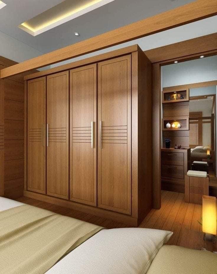 Browm Luxury Modular Wardrobe - Brand Name: Jindal Steel