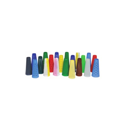 Perforated Dye Tubes And Dye Cones - Color: Multicolor