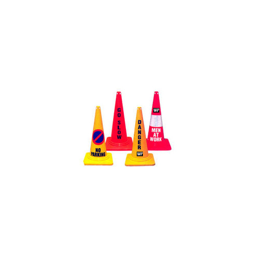 Traffic Cones - Customized Size | Waterproof, Bright Red Color, Manual Function, Stop Sign Signal Type For Enhanced Road Safety