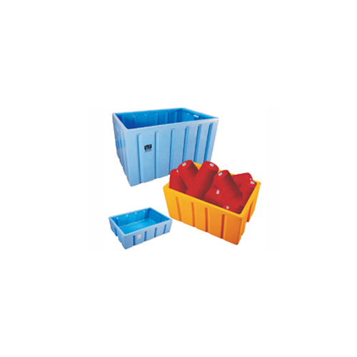 Wpc 1.01 Plastic Crates - High-density Polyethylene, Customized Size, Vivid Blue | Durable, Lightweight, Easy To Handle And Clean