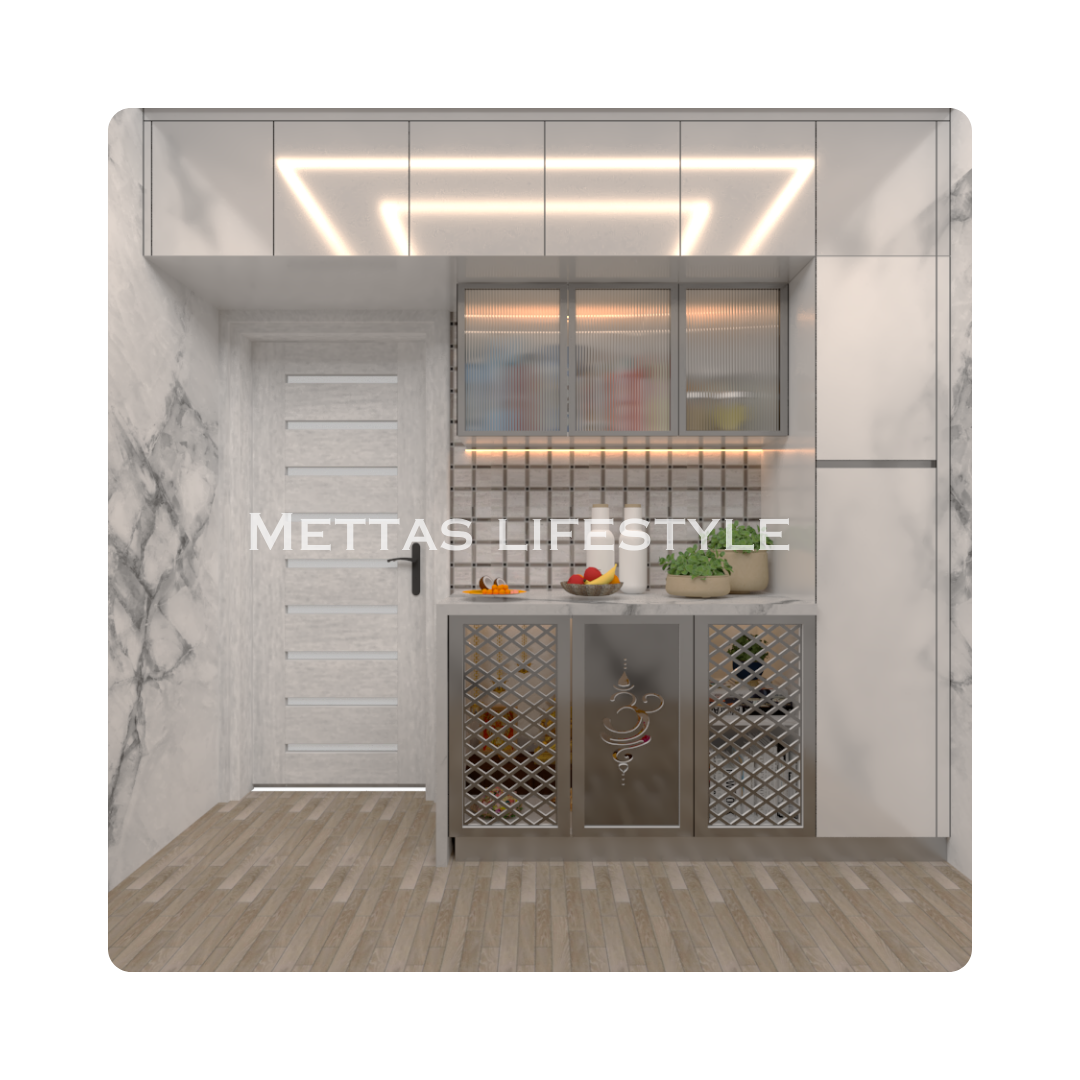Grey Luxury Modular Wardrobe - Brand Name: Jindal Steel