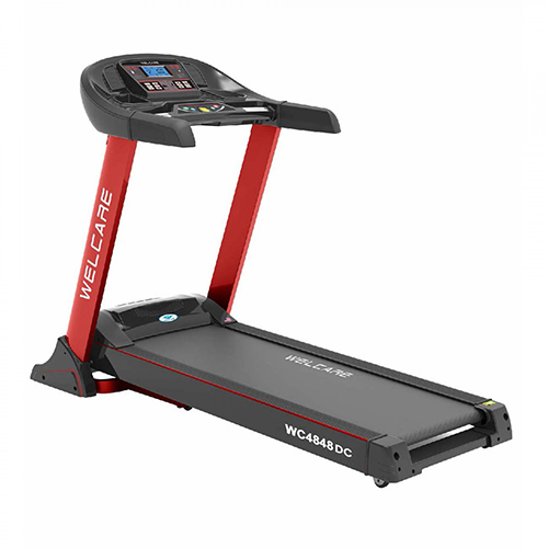 WC4848 DC Motorized Treadmill - Durable Commercial Gym Equipment | Adjustable Settings, Manual Operation Mode, Ideal for Weight Loss and Strength Gain
