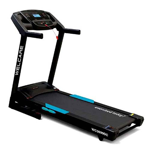 WC3999 DC Motorized Treadmill - Durable and Compact Design | Adjustable Intensity for Weight Loss and Strength Gain, Manual Operation, Commercial Grade, Warranty Included