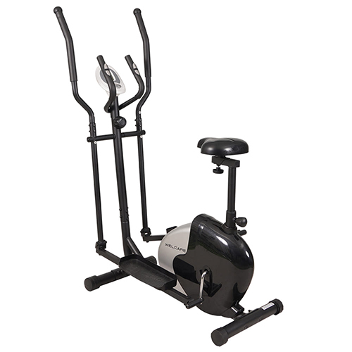 WC6011 Elliptical Trainer - Commercial Grade, Adjustable Resistance Levels | Manual Operation for Complete Control, Full-Body Workout