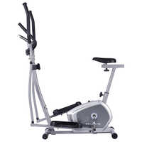 Wc6044 Elliptical Cross Trainer - Commercial Grade Equipment, Adjustable Manual Operation For Strength Gain & Weight Loss