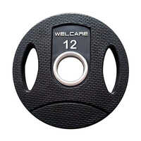 Rubber Weight Plates - High Quality Rubber Material, Commercial Grade For Manual Operation | Ideal For Strength Gain And Muscle Development