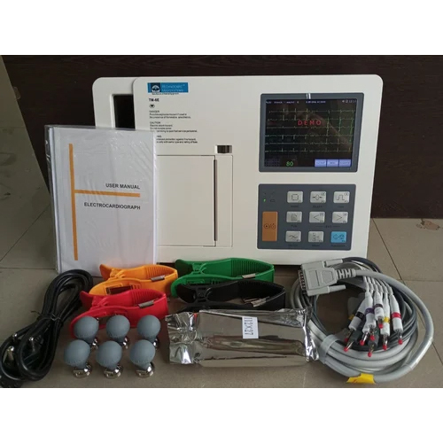 Digital 6 Channel ECG Machine