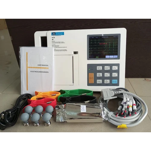 Digital 3 Channel ECG Machine