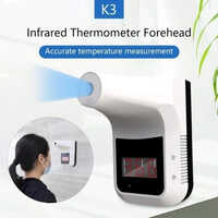 Wall Mounted Ir Thermometer - Color: White