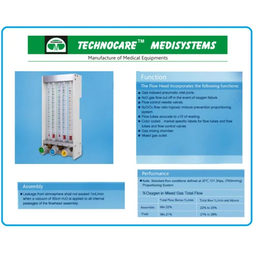 Portable Anesthesia Flowmeter