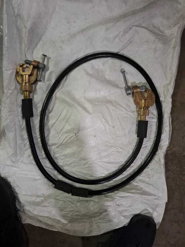 Rail Jumpers With Clamps At Both Ends Re/33/P/500 Rdso Approved 25Kv - Color: Copper Aluminium Bronze