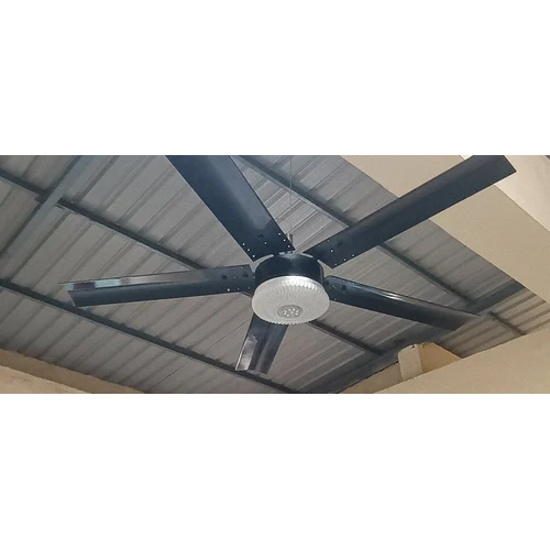12 Ft Pmsm Hvls Fan - Color: Black