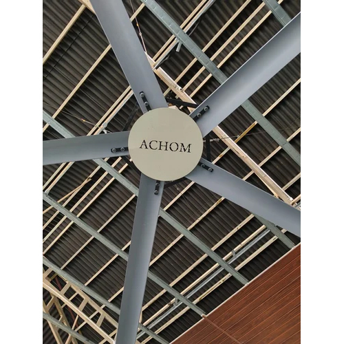 16 Feet HVLS Fan - Aluminum Build, Commercial Grade | White Finish, 230/440 Volt Air Circulator