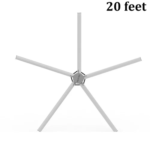 20 Feet Achom Hvls Industrial Ceiling Fan - Material: Aluminum