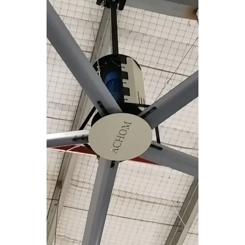 24 Feet Achom Hvls Industrial Fan - Color: White ( Base )