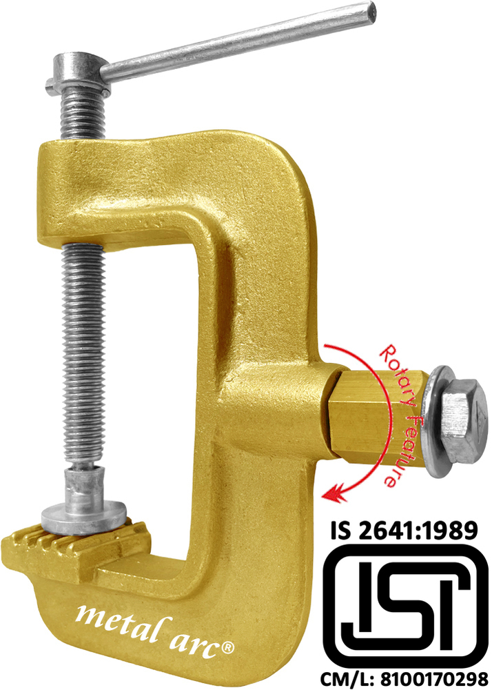 ISI Marked ST3 Series C Type Earth Clamp ST4B8RL - 1000 Amps