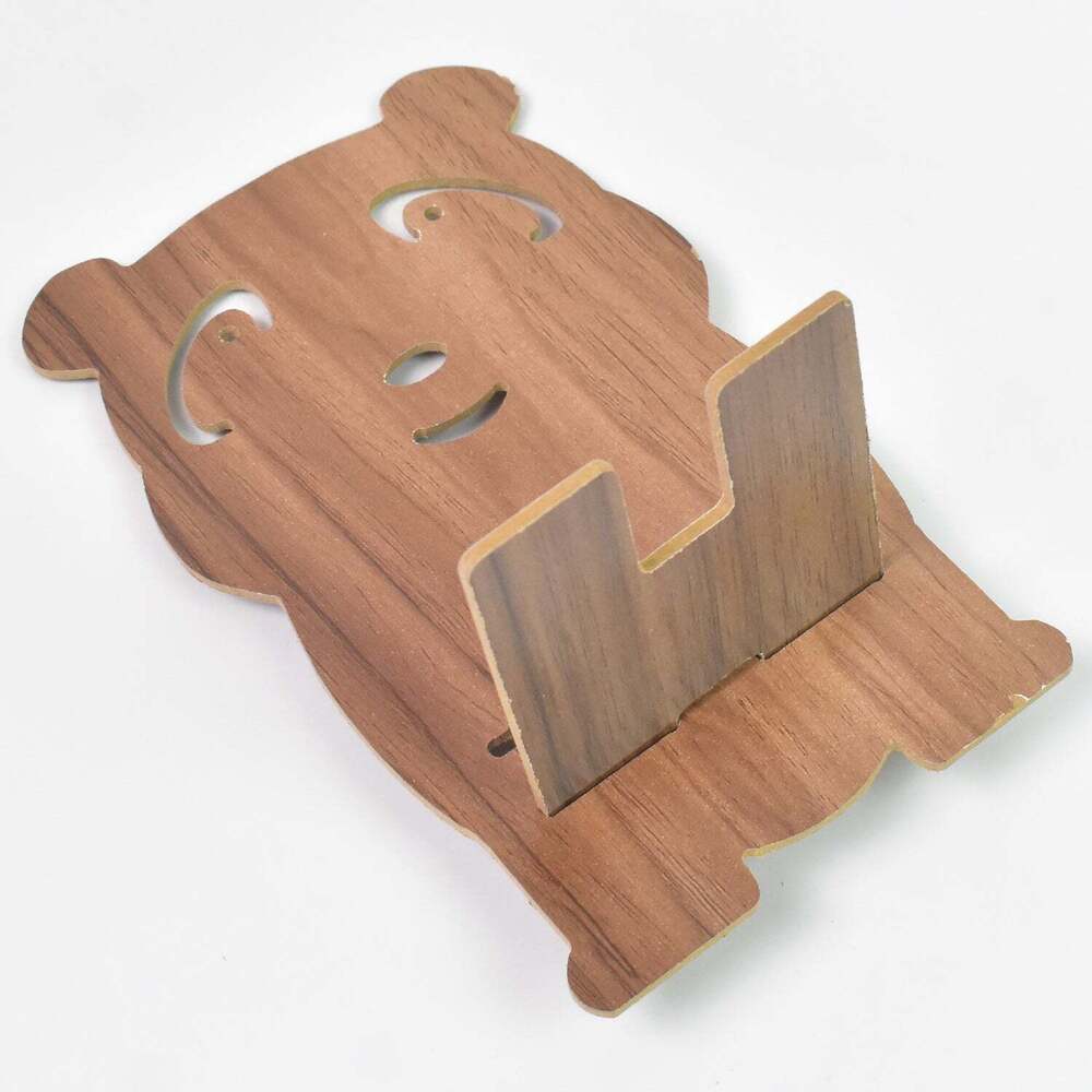 Wooden Cartoon Shape Design Mobile Stands