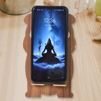 Wooden Cartoon Shape Design Mobile Stands