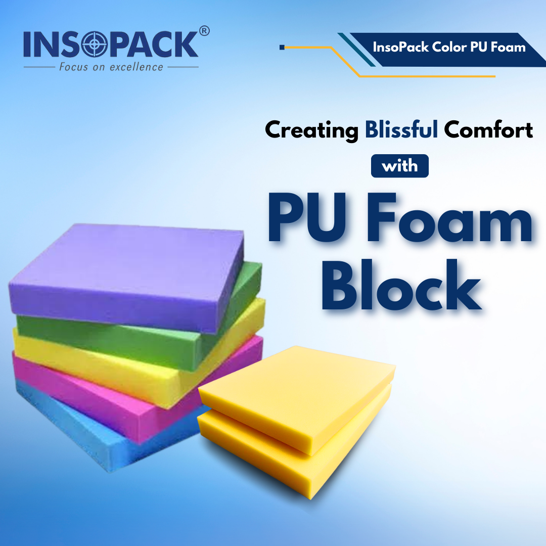Pu Foam Color Block - 40mm Thick, Rectangular Shape, Smooth Texture, Lightweight, Diverse Color Options, Ideal For Insulation & Soundproofing Applications
