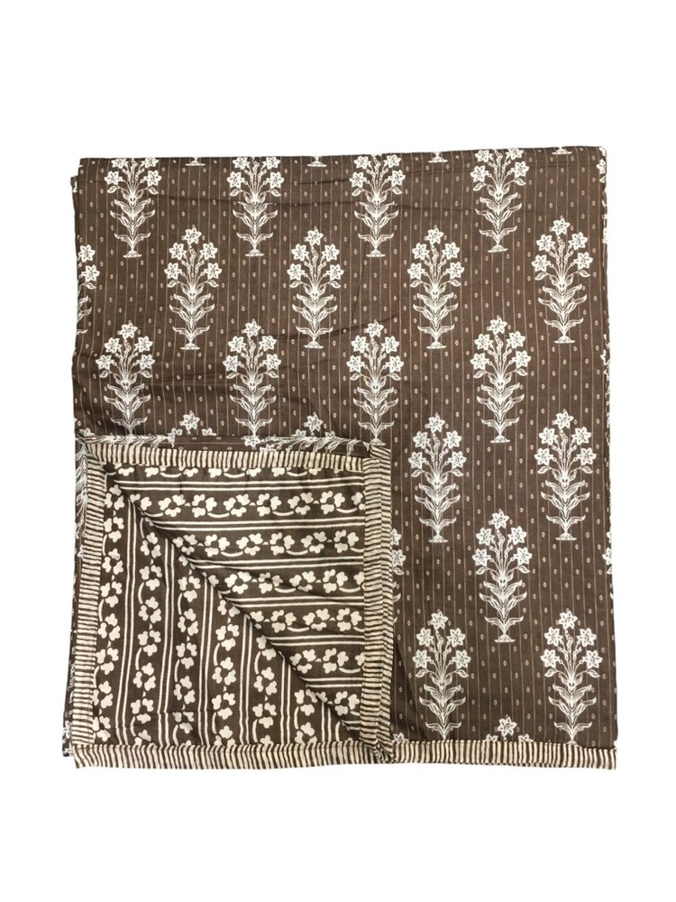 New Screen Printed Dohar - Color: Multi