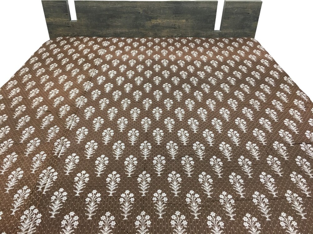 New Screen Printed Dohar - Color: Multi