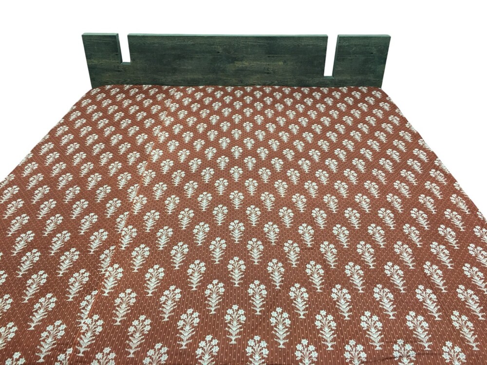 Cotton Screen Printed Dohar - Size: Queen